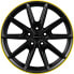 Фото #2 товара Колесный диск литой Borbet LX19 black matt rim yellow 8x19 ET50 - LK5/112 ML66.5