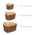 Blumenkasten aus Holz im 3er Set