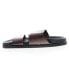 Фото #5 товара Bruno Magli Sicily MB2SICC6 Mens Brown Leather Slip On Slides Sandals Shoes 12