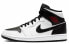 Air Jordan 1 Mid White Black Red BQ6472-101 Sneakers