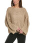 Фото #1 товара Lafayette 148 New York Open Stitch Linen-Blend Sweater Women's Tan M/L