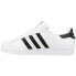Фото #3 товара Мужские кроссовки повседневные белые кожаные низкие демисезонные с полосками Adidas Superstar