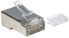 Intellinet RJ45 Modular Plugs - Cat6 - STP - 2-prong - for stranded wire - - 15 µ gold plated contacts90 pack - RJ45 - Stainless steel - Polycarbonate - Cat6 - S/UTP (STP) - Gold
