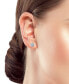 ფოტო #2 პროდუქტის Cubic Zirconia Starburst Disc Stud Earrings, Created for Macy's