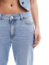 Фото #5 товара JJXX Nice straight fit cropped jeans in medium blue