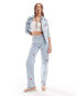 Lee Rider all over cherries denim jacket in light wash CO-ORD Helle Waschung, S - фото #4