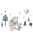 Фото #1 товара Disney Baby Forever Pooh Blue/Beige Bear Wall Decals by Lambs & Ivy