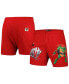 Men's Red Teenage Mutant Ninja Turtles Raph Defender Mesh Shorts