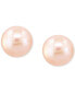 ფოტო #5 პროდუქტის EFFY® 3-Pc. Set Pink, Peach, & White Cultured Freshwater Pearl (9mm) Stud Earrings in Sterling Silver