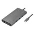 Фото #2 товара LogiLink UA0383 - Wired - USB 3.2 Gen 1 (3.1 Gen 1) Type-C - 100 W - 3.5 mm - 10,100,1000 Mbit/s - Silver