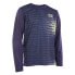 ION Scrub long sleeve jersey Dark / Purple, 140 cm - фото #2