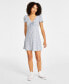 ფოტო #2 პროდუქტის Women's Delray Floral-Print V-Neck Mini Dress