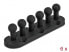 Фото #1 товара Delock 18332 - Cable holder - Silicone - Black