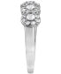 Фото #3 товара Diamond Five Stone Halo Ring (1 ct. t.w.) in 14k Gold