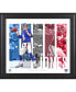 Фото #1 товара Daniel Jones New York Giants Framed 15" x 17" Player Panel Collage