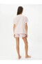 Фото #21 товара Пижама Koton Short-Sleeve Yoga Print Cotton