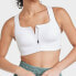 Women's High Support Sculpt Zip-Front Sports Bra - All in Motion White 34B