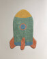 Children’s rocket bath mat