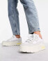 Фото #8 товара Puma Mayze Stack trainers in white & yellow