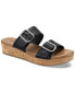 Фото #1 товара Women's Temppestt Slip On Double Buckle Wedge Sandals, Created for Macy's