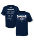 ფოტო #4 პროდუქტის Youth Boys Navy Colorado Avalanche 2022 Stanley Cup Champions Roster T-shirt