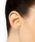 ფოტო #2 პროდუქტის Diamond Vine-Inspired Drop Earrings (2 ct. t.w.) in 10k White Gold