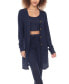 Фото #1 товара Women's Off Duty Rib Knit Lounge Cardigan