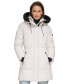 Фото #1 товара Women's Faux-Fur-Trim Hooded Anorak Puffer Coat