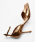 Фото #5 товара Women's Metallic Heel Sandals