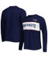 Фото #1 товара Men's Navy New England Patriots Peter Team Long Sleeve T-shirt