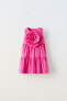 Фото #1 товара Платье из поплина с цветочным принтом ZARA