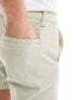 ASOS DESIGN 2 pack skinny chino shorts in khaki and stone save