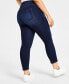 Фото #3 товара Trendy Plus Size Pull-On Skinny Ankle Jeans