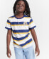 Фото #1 товара Big Boys Rugby Striped Henley T-Shirt, Created for Macy's