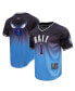Фото #1 товара Men's Post LaMelo Ball Navy, Blue Charlotte Hornets Ombre Name and Number T-shirt