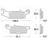 Фото #2 товара MOTO-MASTER Yamaha 096111 Sintered Brake Pads