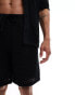 Sixth June co-ord crochet shorts in black