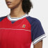 Футболка с коротким рукавом женская Nike теннис Синий Красный