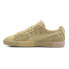 Фото #5 товара Puma Clyde PreGame Runway Lace Up Womens Beige Sneakers Casual Shoes 39208301