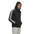 Фото #6 товара Толстовка с капюшоном мужская Adidas Essentials 3 Stripes Чёрный