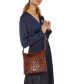 ფოტო #5 პროდუქტის Katie Melbourne Embossed Leather Crossbody