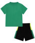 ფოტო #8 პროდუქტის Toddler Boys Icon Mesh Short Set