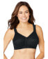 ფოტო #1 პროდუქტის Plus Size Front Close Wireless Posture Bra