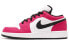 Кроссовки женские Jordan Air Jordan 1 Low GG "Rush Pink" Бело-розовые 42.5 - фото #2