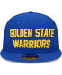 Фото #3 товара Men's Royal Golden State Warriors Stacked Script 9FIFTY Trucker Snapback Hat
