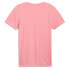 Puma Nature Inspired Logo Crew Neck Short Sleeve T-Shirt Womens Pink Casual Tops