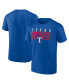 ფოტო #1 პროდუქტის Men's Royal Texas Rangers Hard to Beat T-Shirt