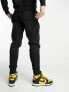 Polo Ralph Lauren sports capsule leg logo cuffed joggers in black CO-ORD