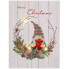 Фото #4 товара Картина Рождество Разноцветный Деревянный Полотно 30 x 40 x 1,8 cm