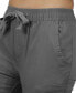 ფოტო #6 პროდუქტის Women's Loose Fit Cotton Stretch Twill Cargo Joggers Set, 2 Pack